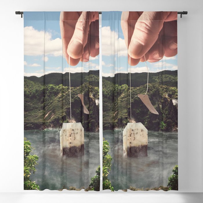 Lake afternoon tea - Teabag Window Curtain Gallery Image 5