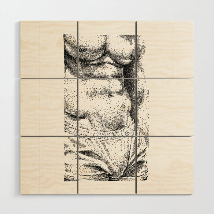 Sweatpants - NOODDOODs Wood Wall Art Gallery Image 1