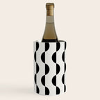 Gwynne Pattern - Black & White Wine Chiller Gallery Image 2