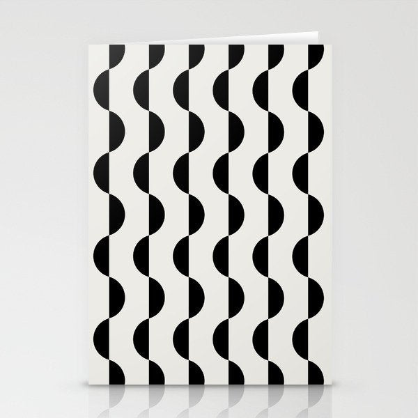 Gwynne Pattern - Black & White Stationery Card Gallery Image 1
