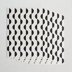 Gwynne Pattern - Black & White Wrapping Paper Gallery Image 3