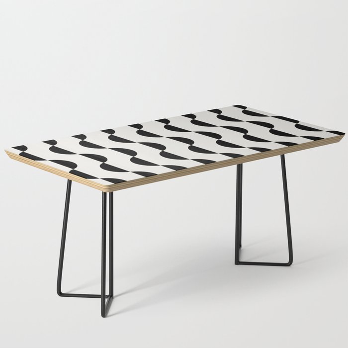 Gwynne Pattern - Black & White Coffee Table Gallery Image 1