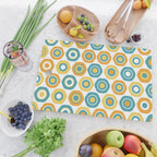 Buttons - Geometric Pattern in Turquoise, Orange, Yellow, and White Cutting Board Gallery Image 2