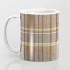 Beige Brown Tartan Plaid Pattern Coffee Mug Gallery Image 3
