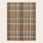 Beige Brown Tartan Plaid Pattern Poster Gallery Image 4
