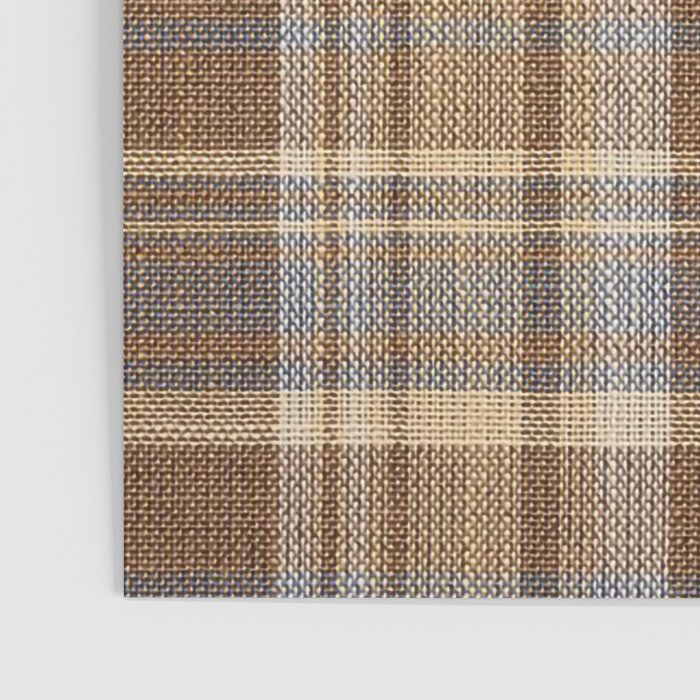 Beige Brown Tartan Plaid Pattern Poster Gallery Image 3