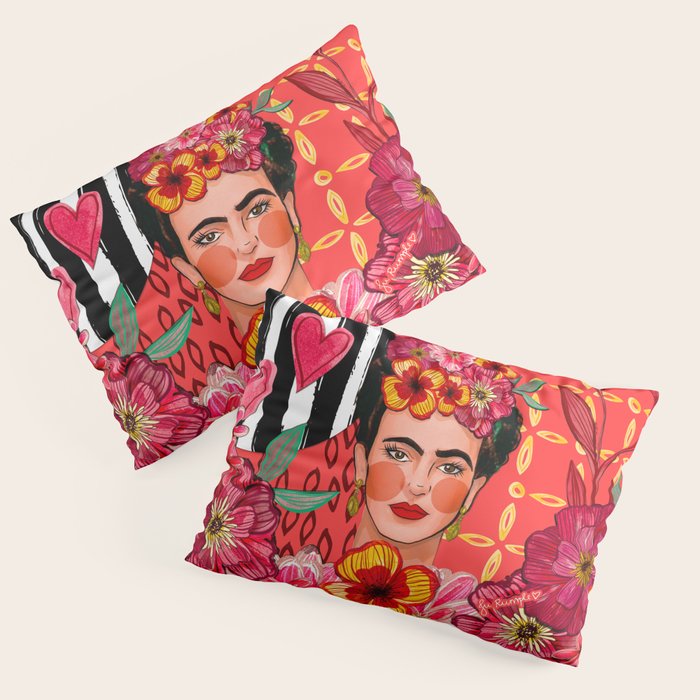 Frida Bouquet Pillow Sham Gallery Image 3