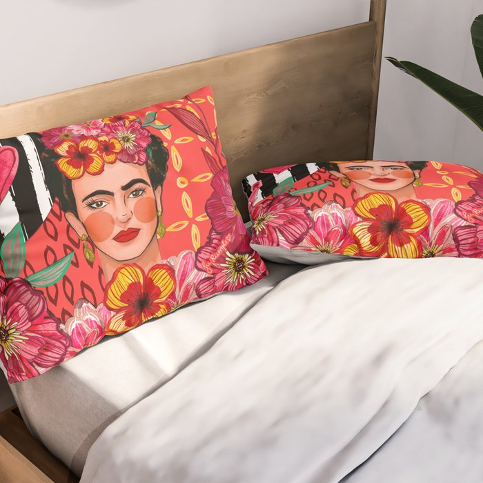Frida Bouquet Pillow Sham Gallery Image 2