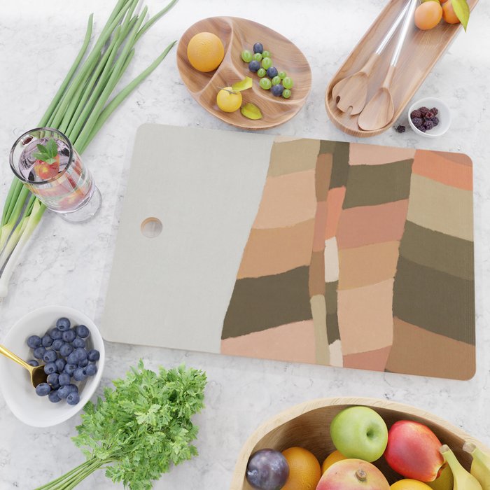 Colorful Hills #2 Cutting Board Gallery Image 2