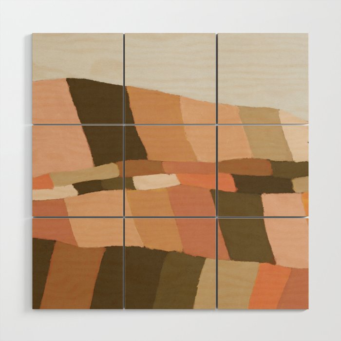 Colorful Hills #2 Wood Wall Art Gallery Image 1