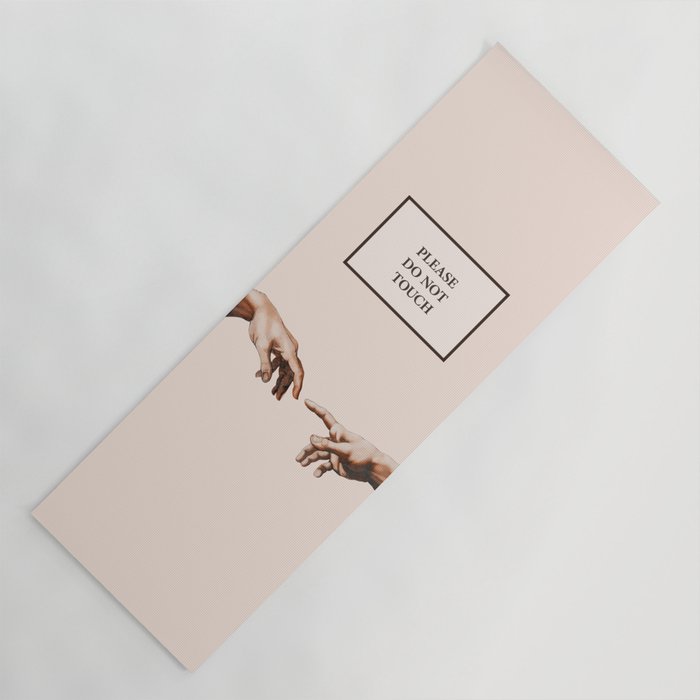 The Creation of Adam by Michelangelo Yoga Mat Gallery Image 1
