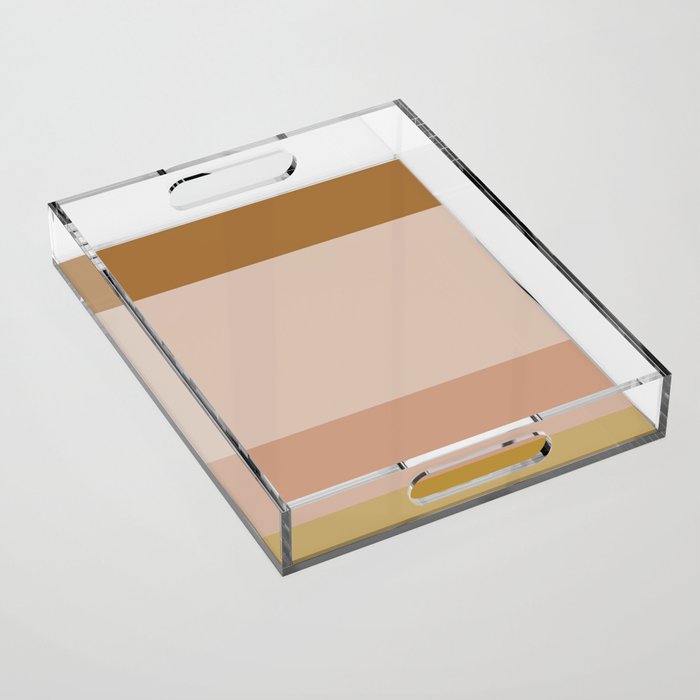 Contemporary Color Block X Acrylic Tray Gallery Image 1