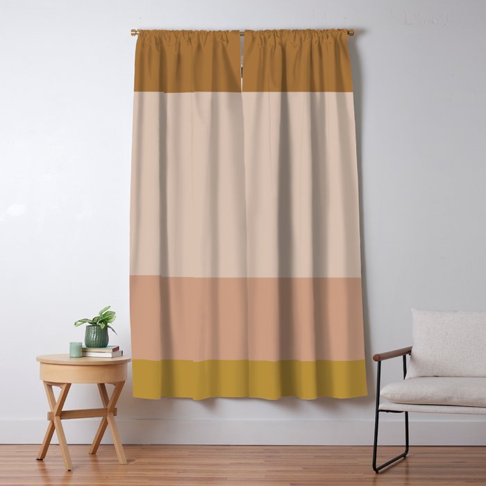 Contemporary Color Block X Window Curtain Gallery Image 5