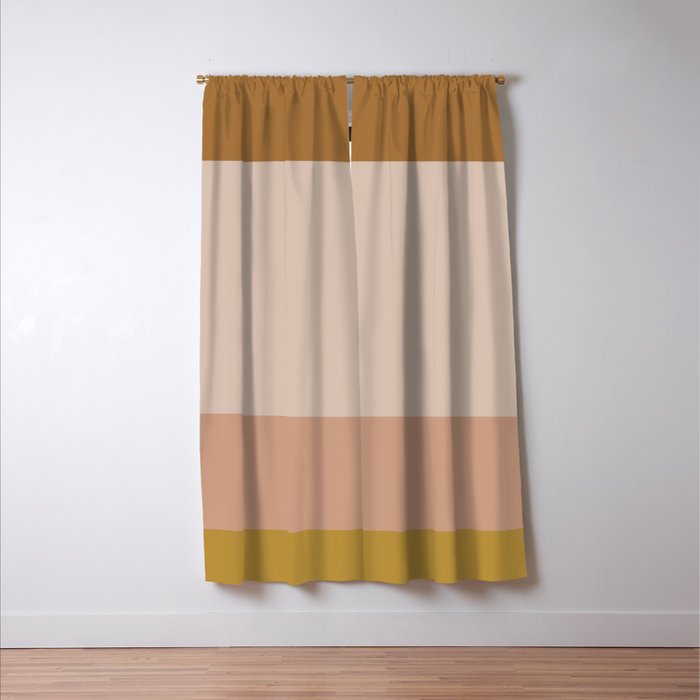 Contemporary Color Block X Window Curtain Gallery Image 3
