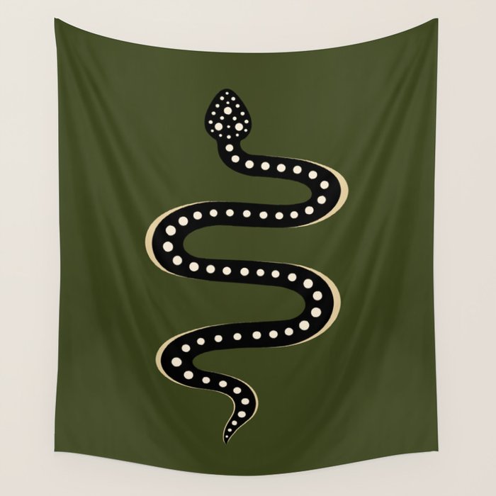Minimal Snake XXXVI Wall Tapestry Gallery Image 1