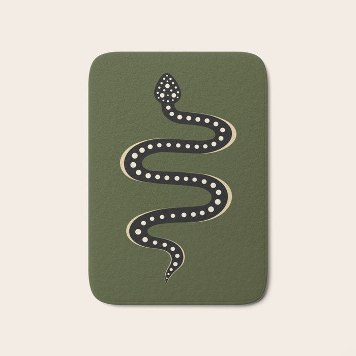Minimal Snake XXXVI Bath Mat Gallery Image 1