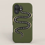 Minimal Snake XXXVI iPhone Case Gallery Image 1