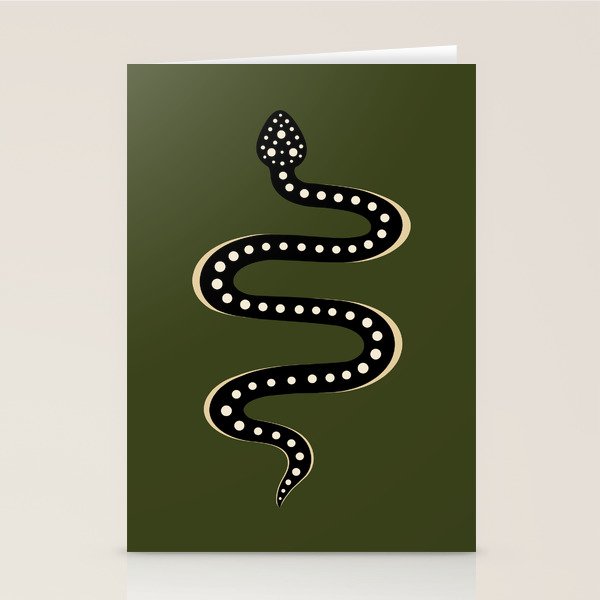 Minimal Snake XXXVI Stationery Card Gallery Image 2