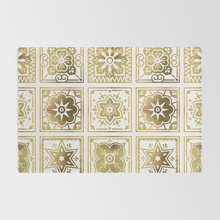 Talavera Mexican Tile - Gold Palette Rug Gallery Image 2