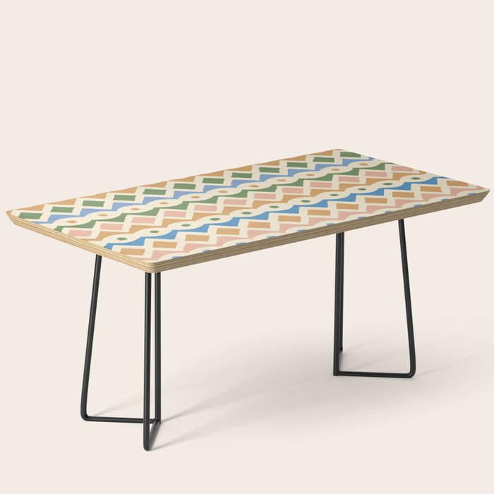 Simple Hand-cut Pattern #3 Coffee Table Gallery Image 1