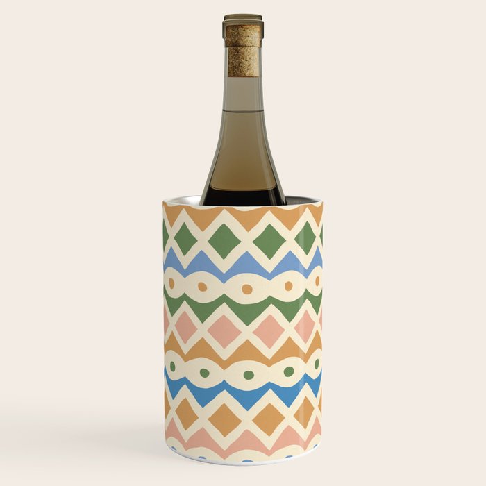 Simple Hand-cut Pattern #3 Wine Chiller Gallery Image 2