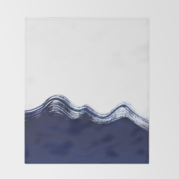 Waves of the Ocean Throw Blanket Gallery Image 2