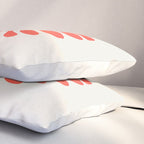Peach & Orange: Wild Leaf | Matisse Foliage Paper Cutouts 03 Pillow Sham Gallery Image 3