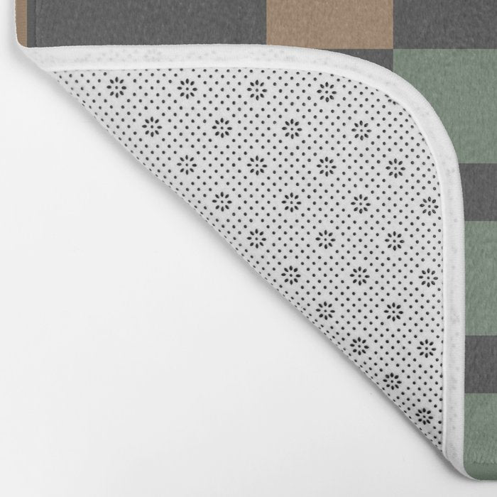 Woodland Blocks Bath Mat Gallery Image 2