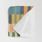 Pastel Mosaic #2 Throw Blanket Gallery Image 3