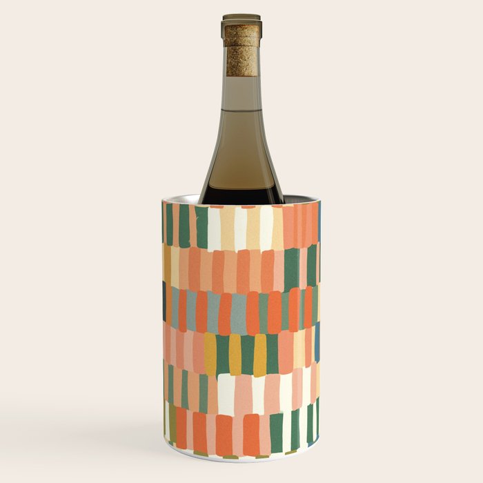 Pastel Mosaic #2 Wine Chiller Gallery Image 3