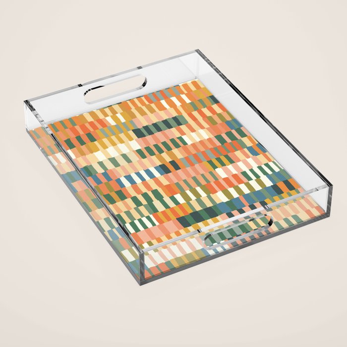 Pastel Mosaic #2 Acrylic Tray Gallery Image 1