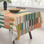 Pastel Mosaic #2 Tablecloth Gallery Image 3
