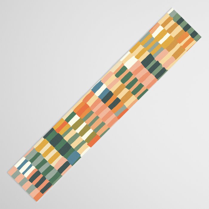 Pastel Mosaic #2 Table Runner Gallery Image 3