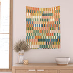 Pastel Mosaic #2 Wall Tapestry Gallery Image 2