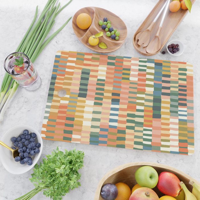 Pastel Mosaic #2 Cutting Board Gallery Image 2