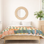 Pastel Mosaic #2 Duvet Cover Gallery Image 3