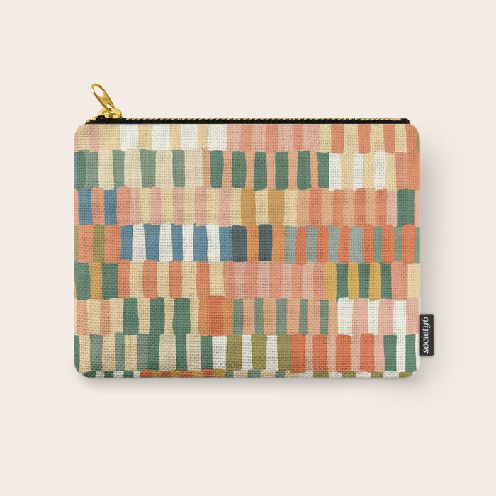 Pastel Mosaic #2 Carry All Pouch Gallery Image 1