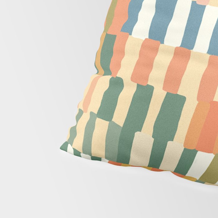 Pastel Mosaic #2 Pillow Sham Gallery Image 4