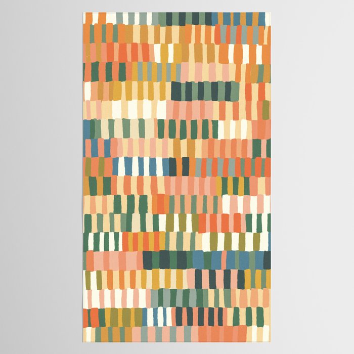 Pastel Mosaic #2 Tablecloth Gallery Image 2