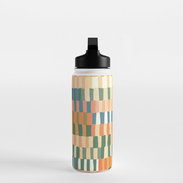 Pastel Mosaic #2 Water Bottle Gallery Image 3