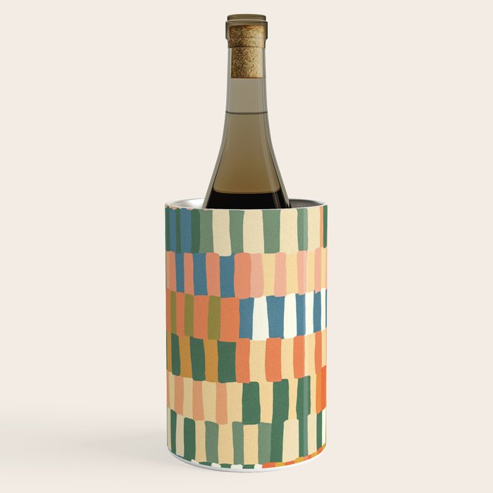 Pastel Mosaic #2 Wine Chiller Gallery Image 2