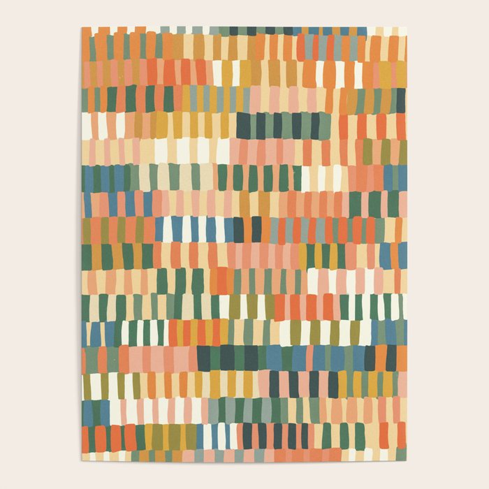 Pastel Mosaic #2 Poster Gallery Image 4