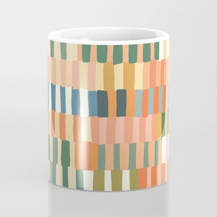 Pastel Mosaic #2 Coffee Mug Gallery Image 4