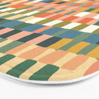 Pastel Mosaic #2 Bath Mat Gallery Image 3