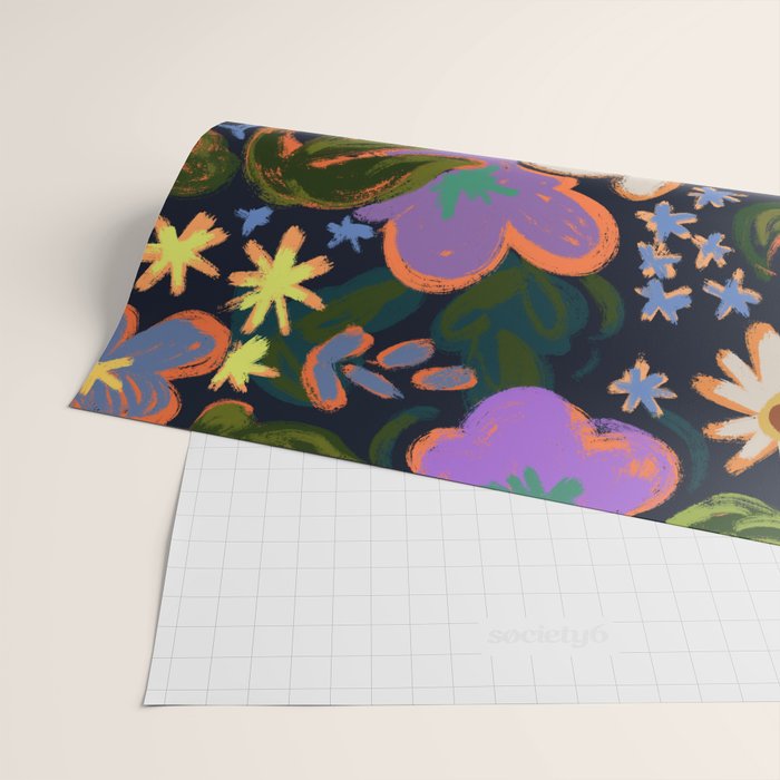 Midnight Garden Wrapping Paper Gallery Image 2