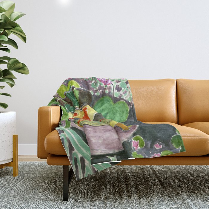 Henri Matisse - Goldfish Throw Blanket Gallery Image 1