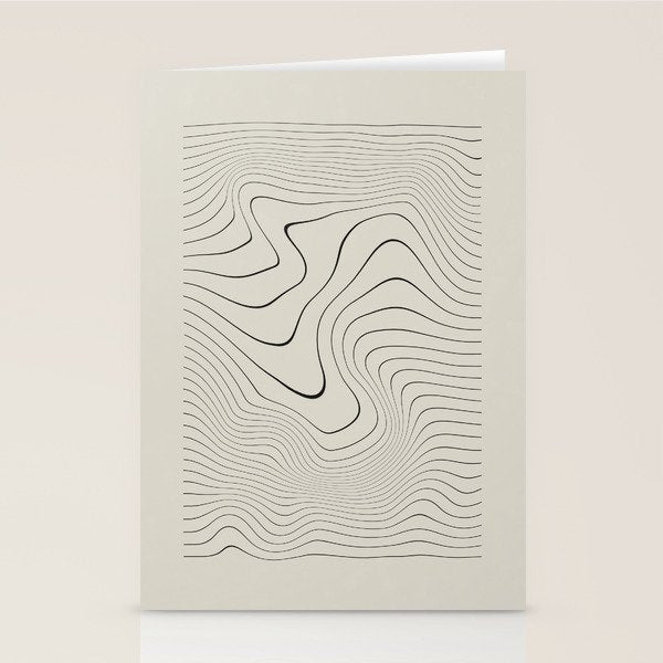 Line Distortion #2 Stationery Card Gallery Image 2