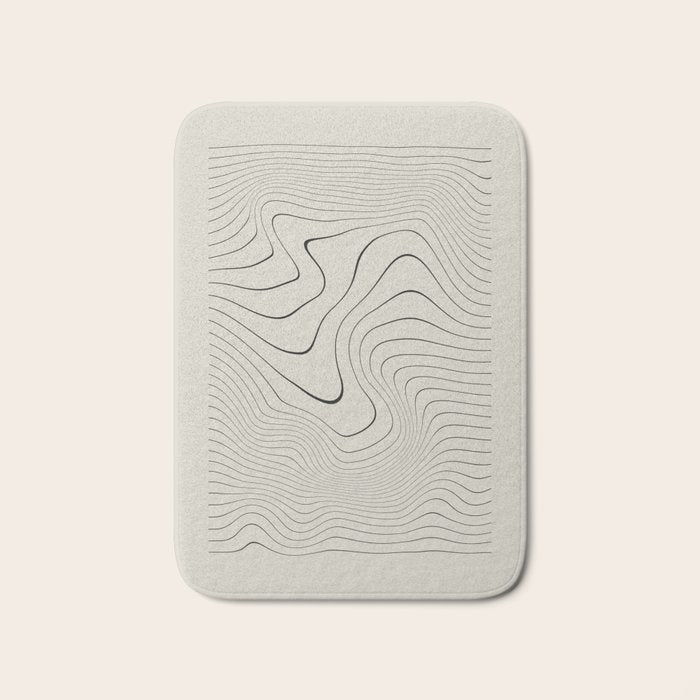 Line Distortion #2 Bath Mat Gallery Image 1