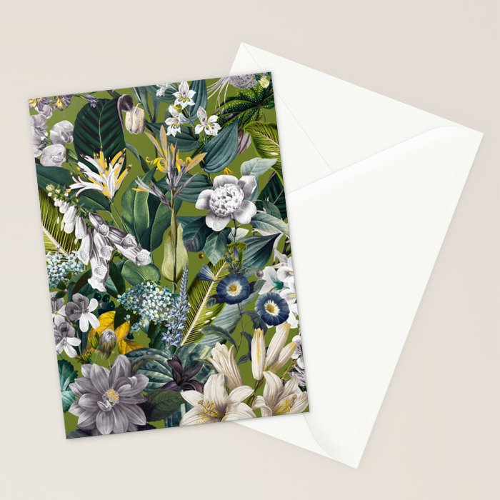 Chintzy Florals  Stationery Card Gallery Image 2