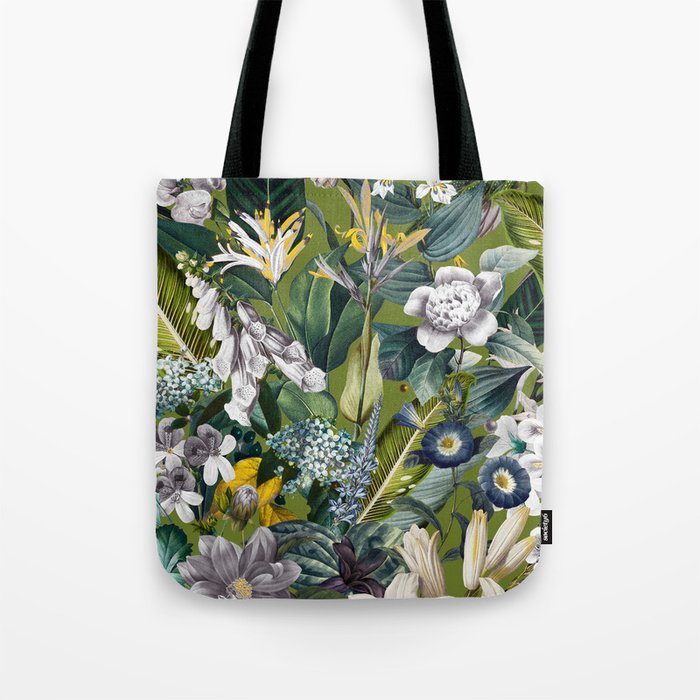 Chintzy Florals  Tote Bag Gallery Image 1